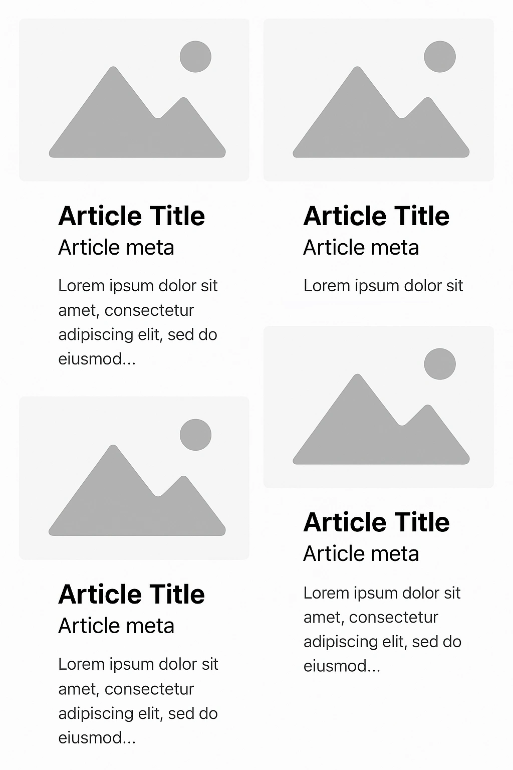 Masonry Layout